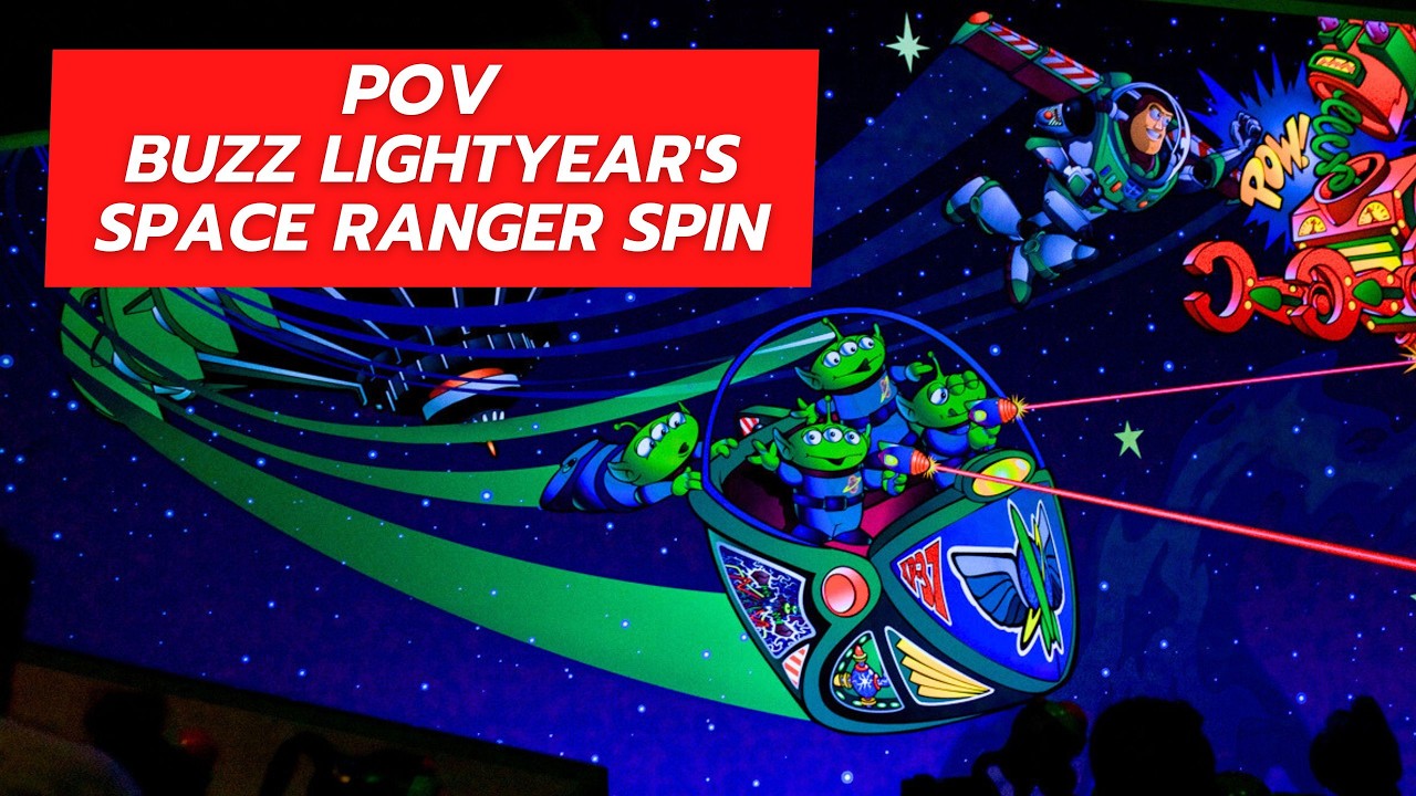 Buzz Lightyear Space Ranger Spin Ride POV | Magic Kingdom Disney World (Now Closed)