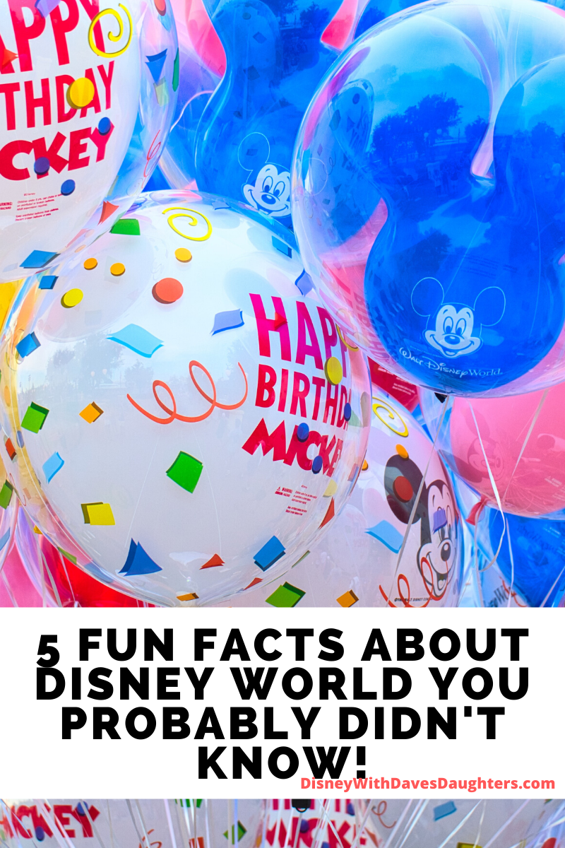 5 fun facts about disney world