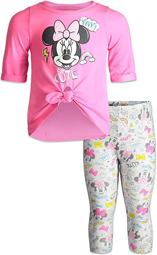 Minnie Mouse Peplum Top + Leggings