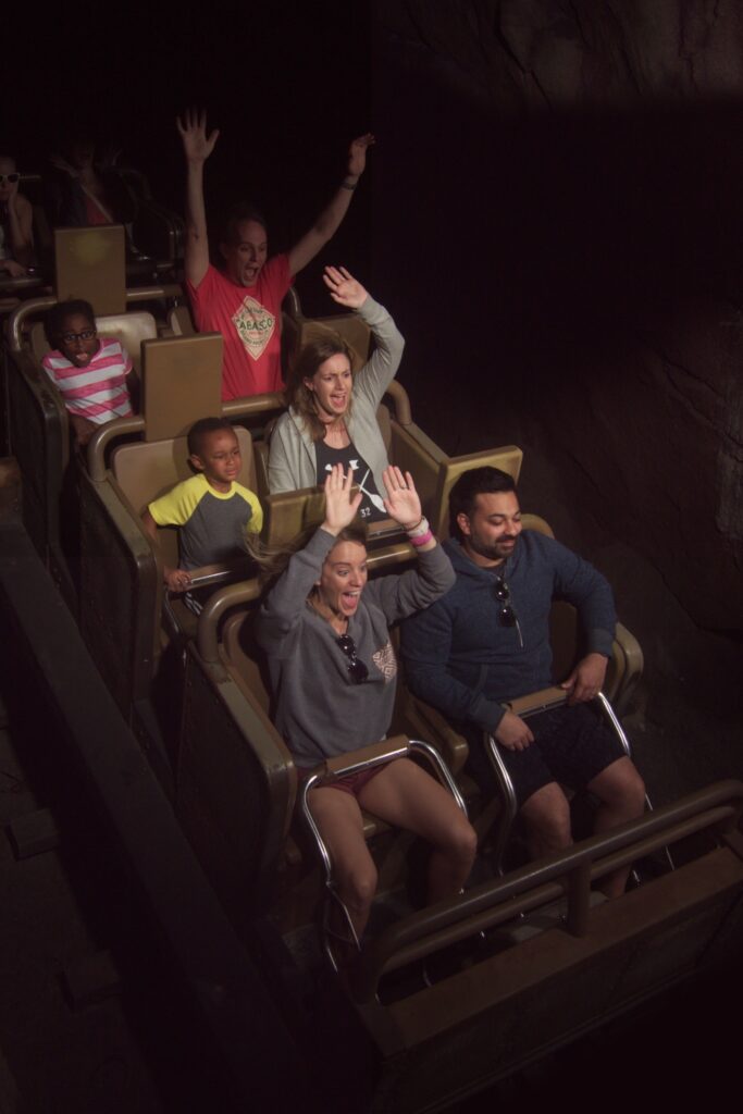 Disney ride photo 