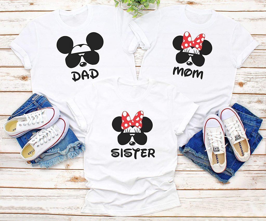 Mickey and Minnie family Disney shirts