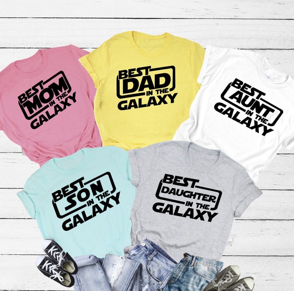 Best Family in the galaxy shirts