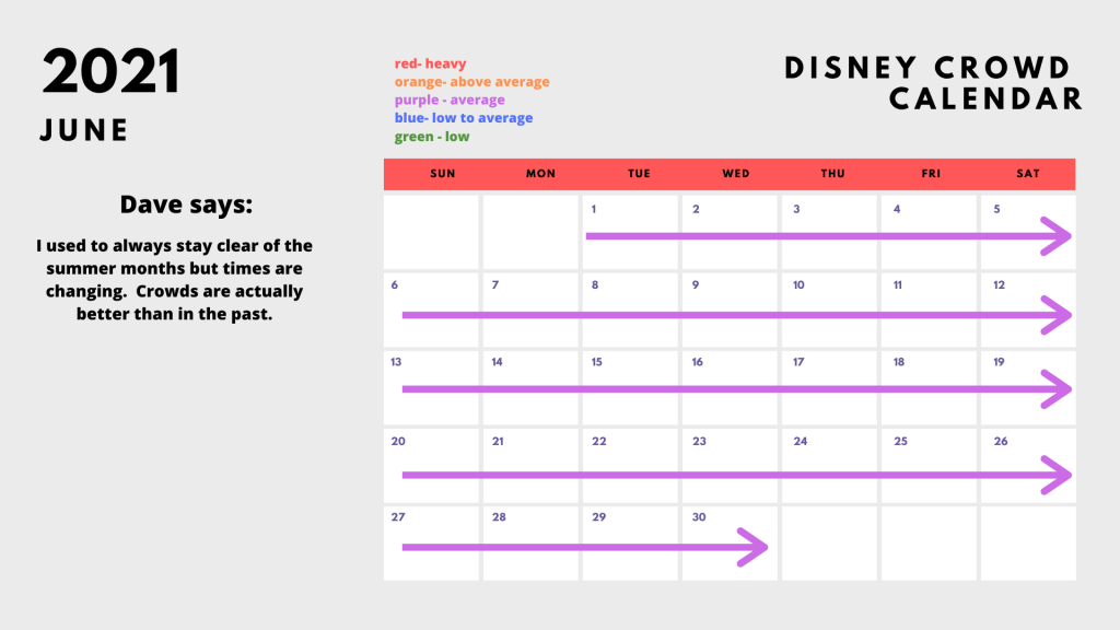 Universal Orlando Crowd Calendar 2021 January / Disney ...