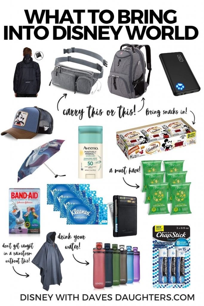 What to bring in your Disney day bag