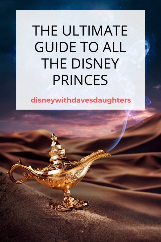The Ultimate List of The Disney Princes