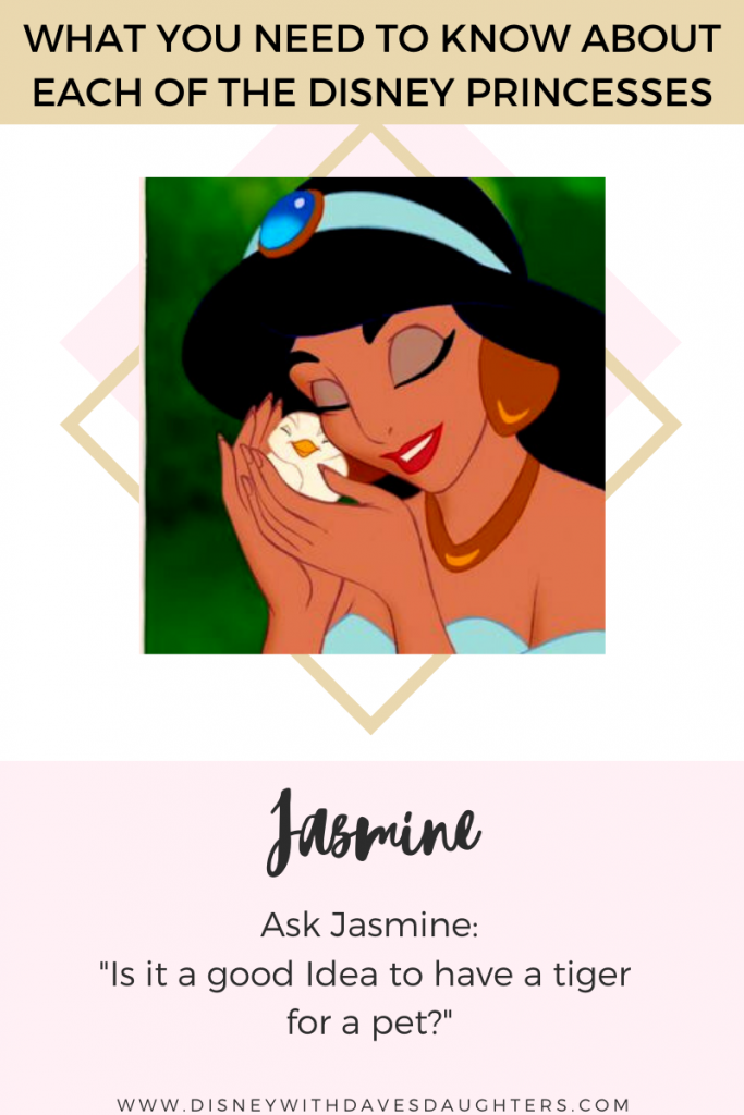 What to ask Jasmine when you meet her at Disney World!