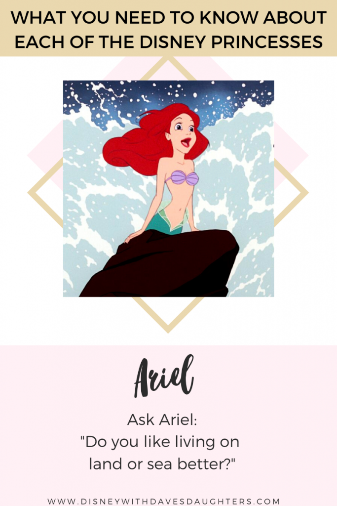 Wat je Ariel moet vragen als je haar in Disney World ontmoet!