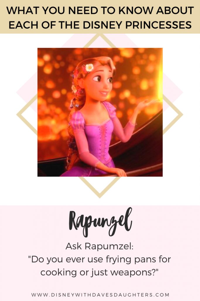 What to ask Rapunzel when you meet her at Disney World!