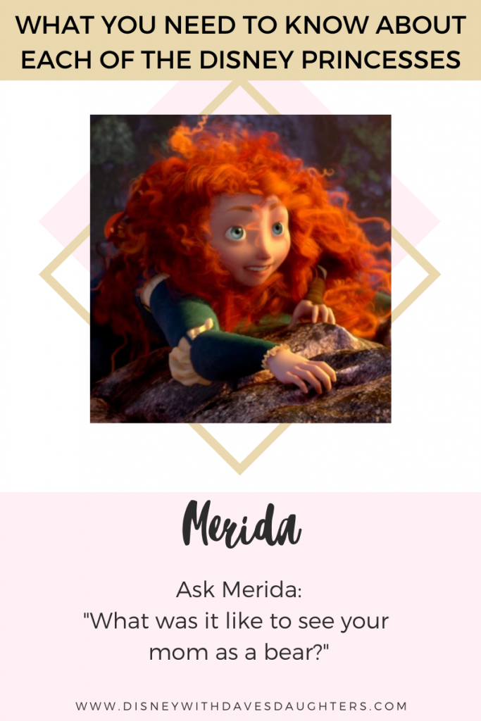 Jména princezen Disney - na co se zeptat Merida 