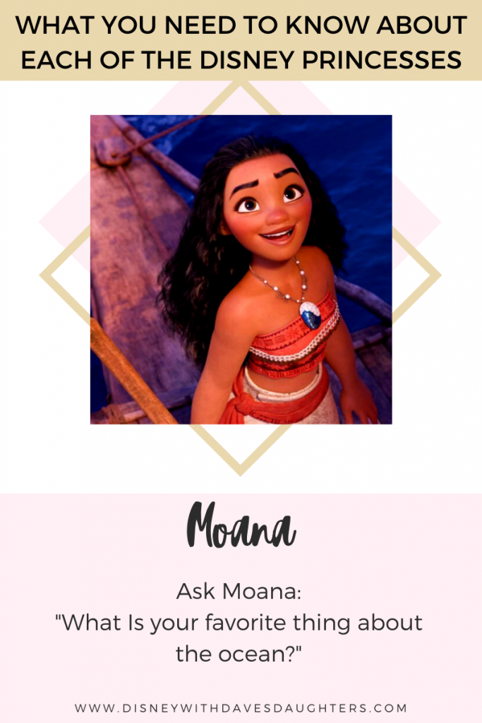 Disney Princess Names - Moana