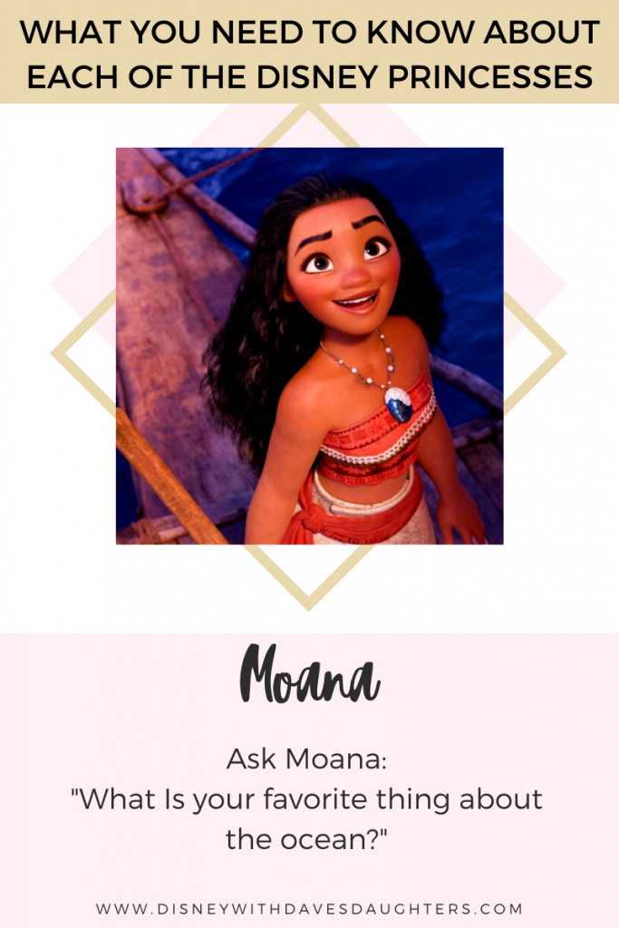 Disney Prinsesse Navne - Moana