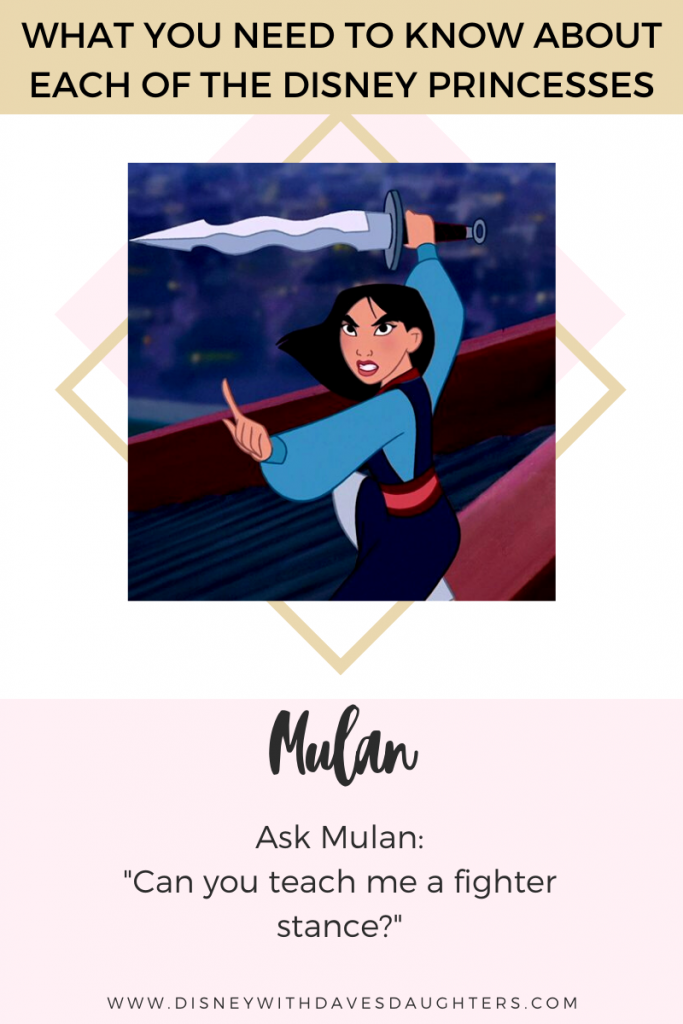What to ask Mulan when you meet her at Disney World!