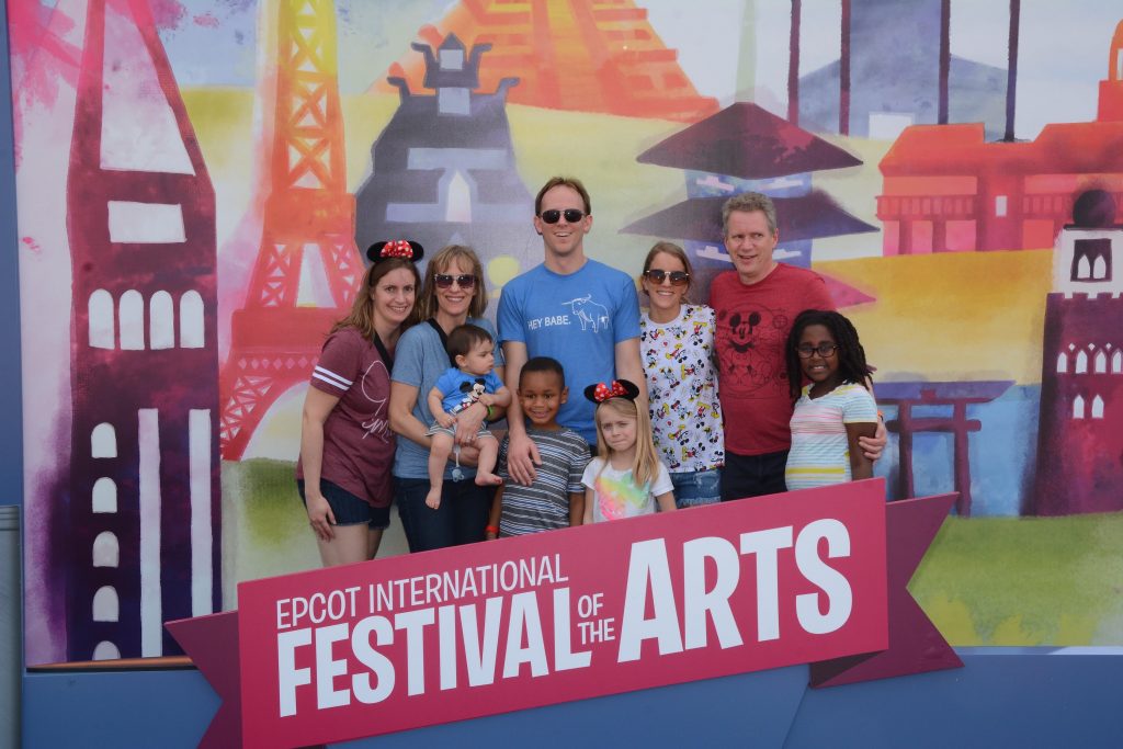 Epcot festival of arts and family