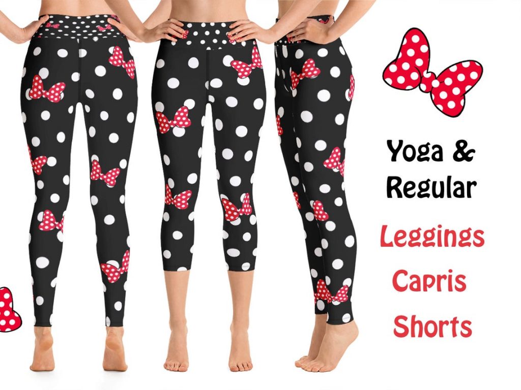 Minnie Mouse Bow leggings