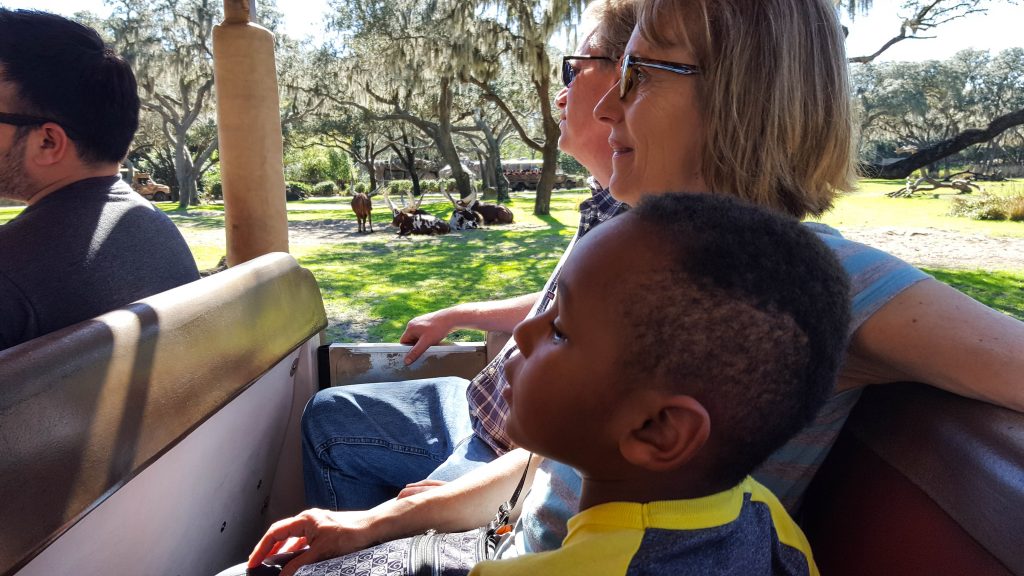 Riding along on Kilimanjaro Safaris