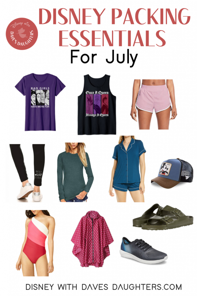 disney packing essentials for july