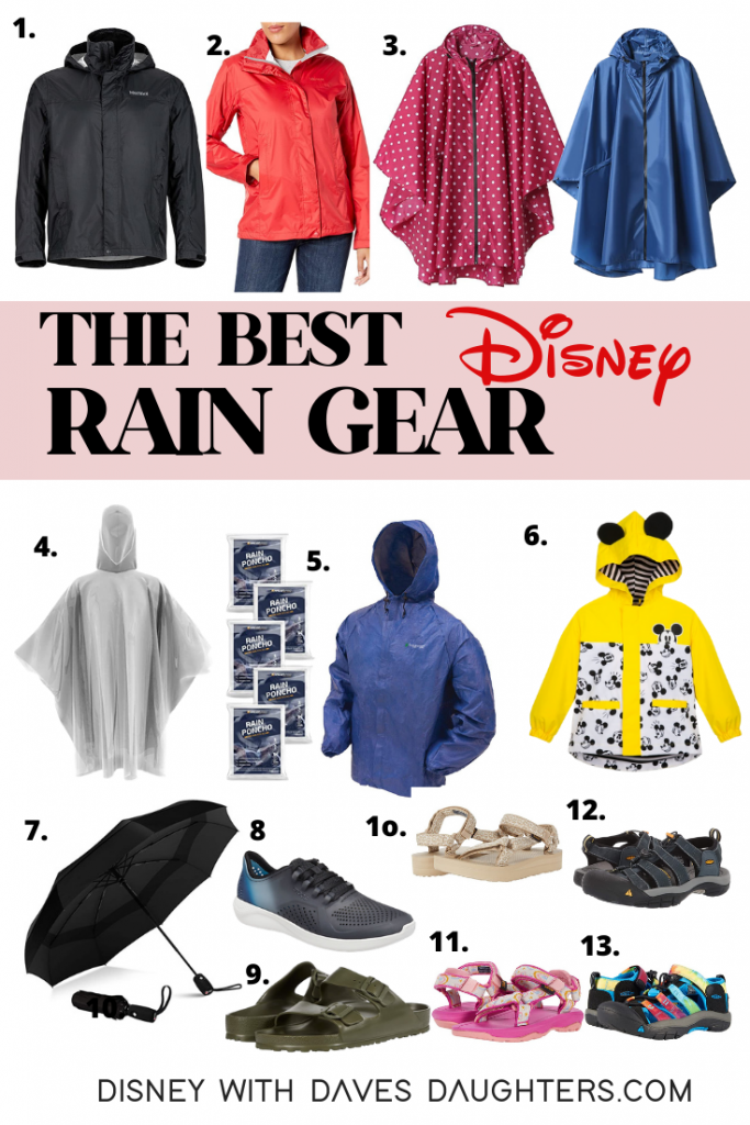 Disney rain gear poncos