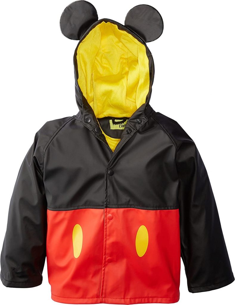 mickey mouse rain jacket
