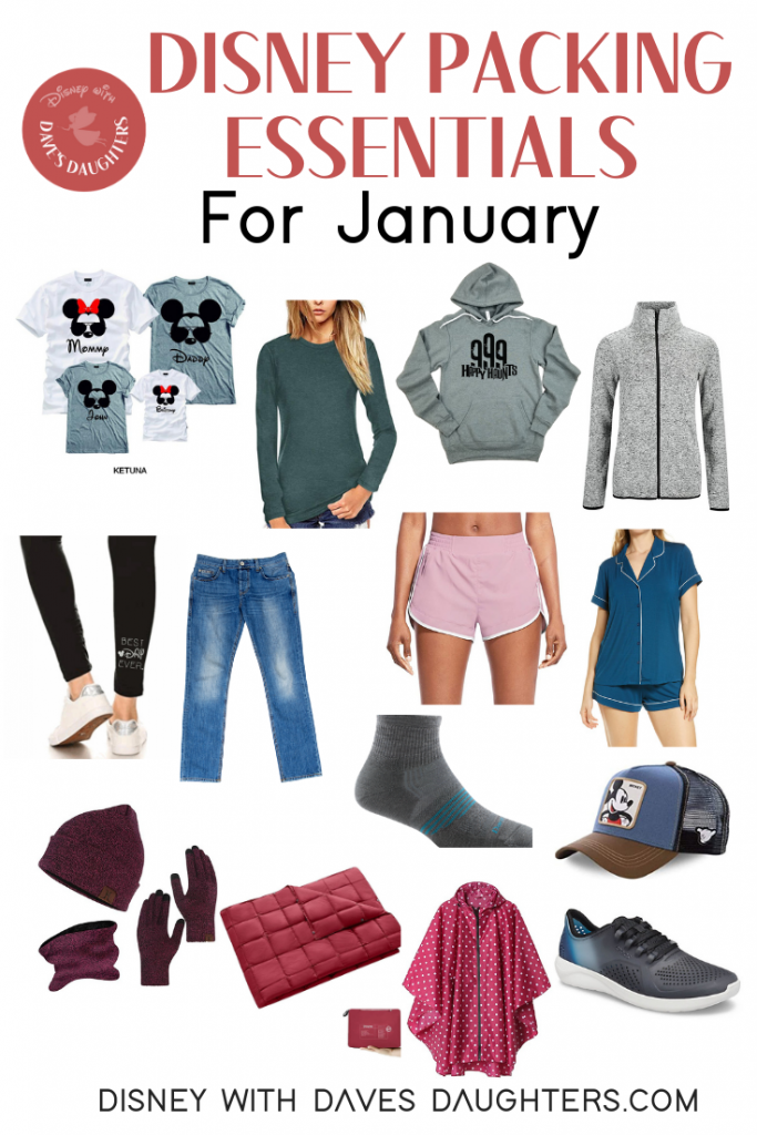 disney packing essentials for January