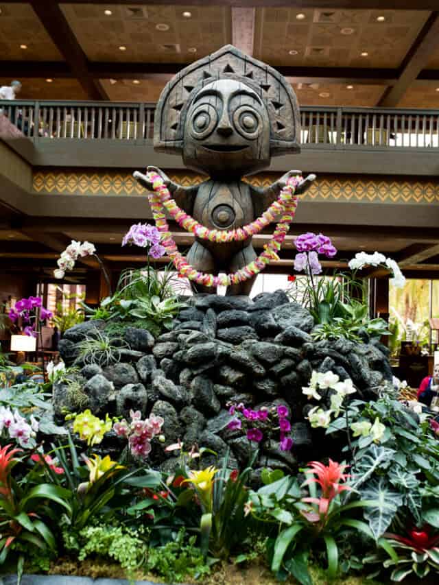 polynesian resort lobby