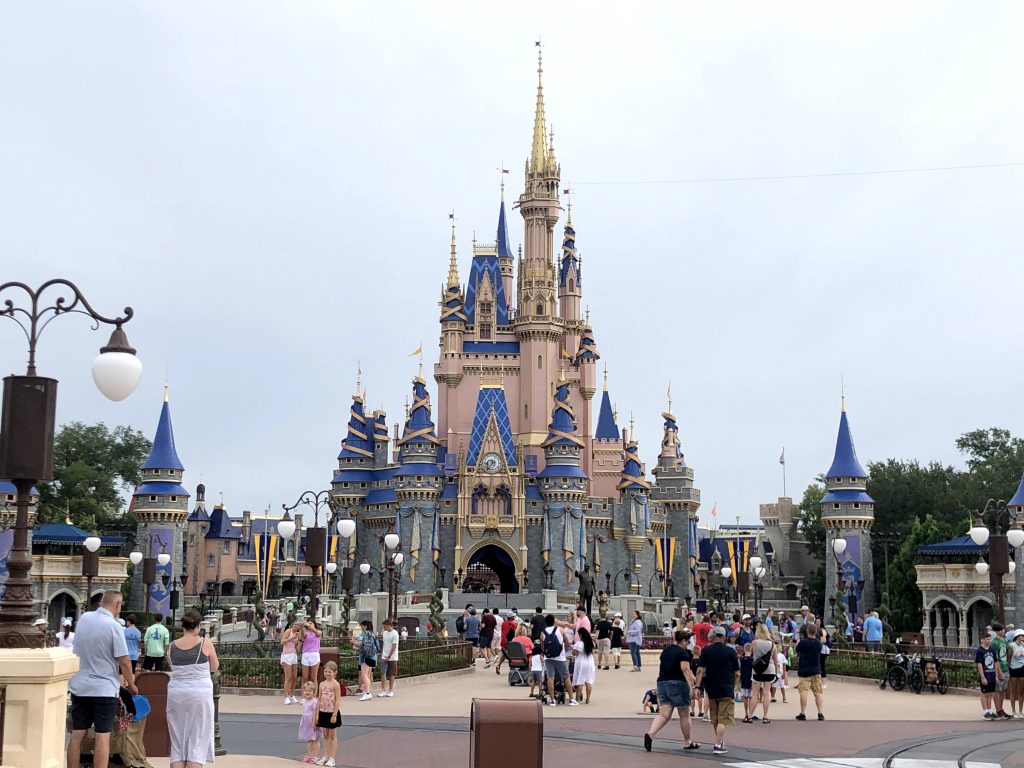 Cinderella Castle Disney World 50th Anniversary