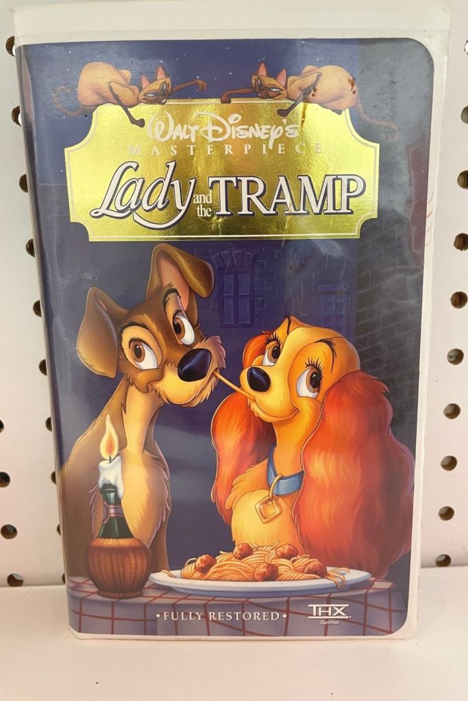Lady and the tramp VHS movie