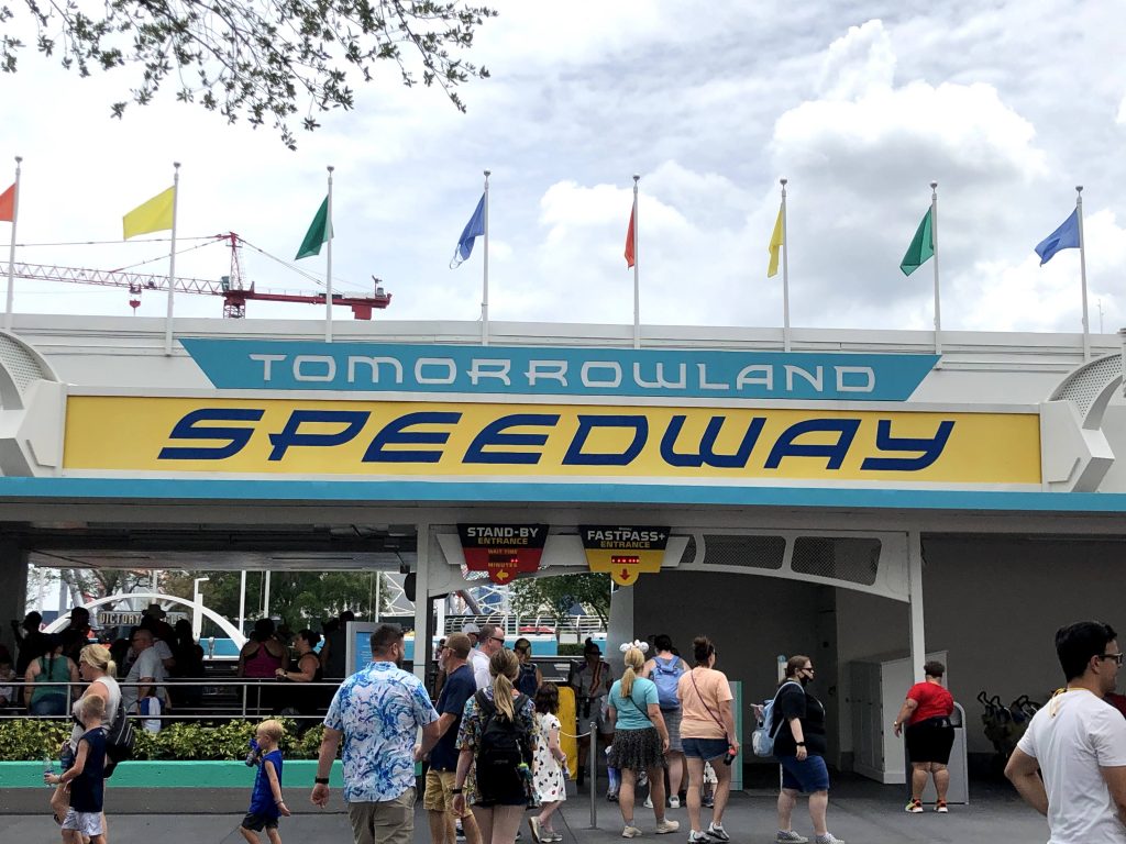 Tomorrowland speedway Disney