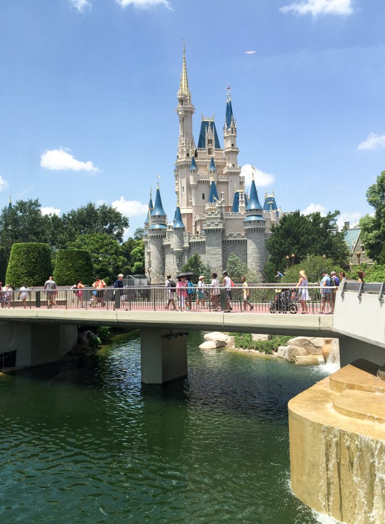 Cinderella Castle and bridge