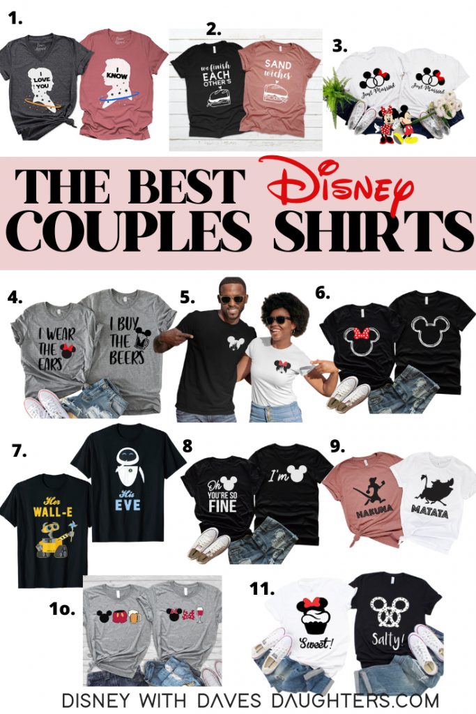 best disney couples shirts