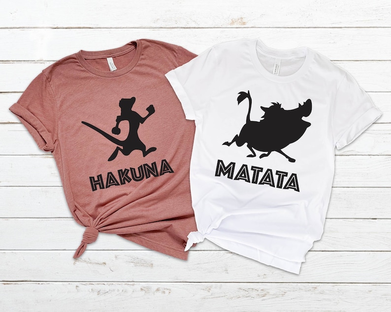 Hakuna Matata couples shirt