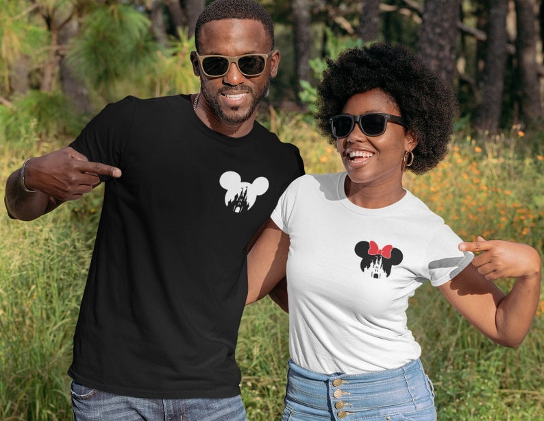 Mickey and Minnie shirt couple t-shirt