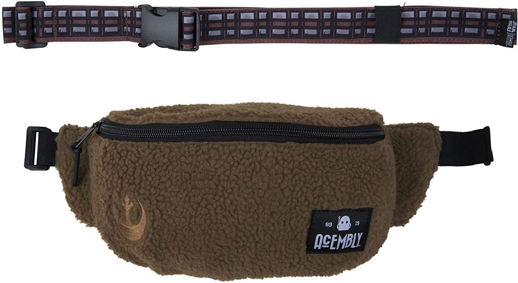 Acembly Star Wars Chewbacca Fuzzy Waist Pack Casual Daypack Crossbody Bag Fanny Packs