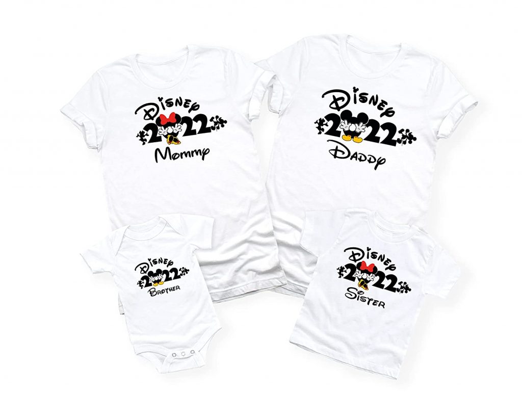 2022 Disney family shirts
