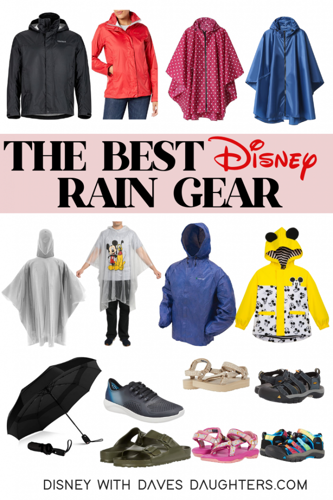 the best disney world rain poncho and rain gear