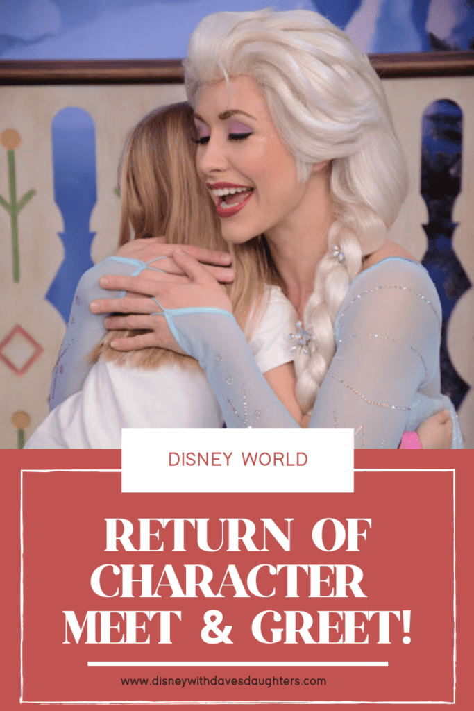 Disney meet and greet return