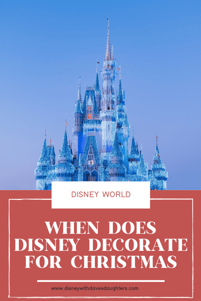 When Does Disney World Decorate for Christmas? Disney With Dave's