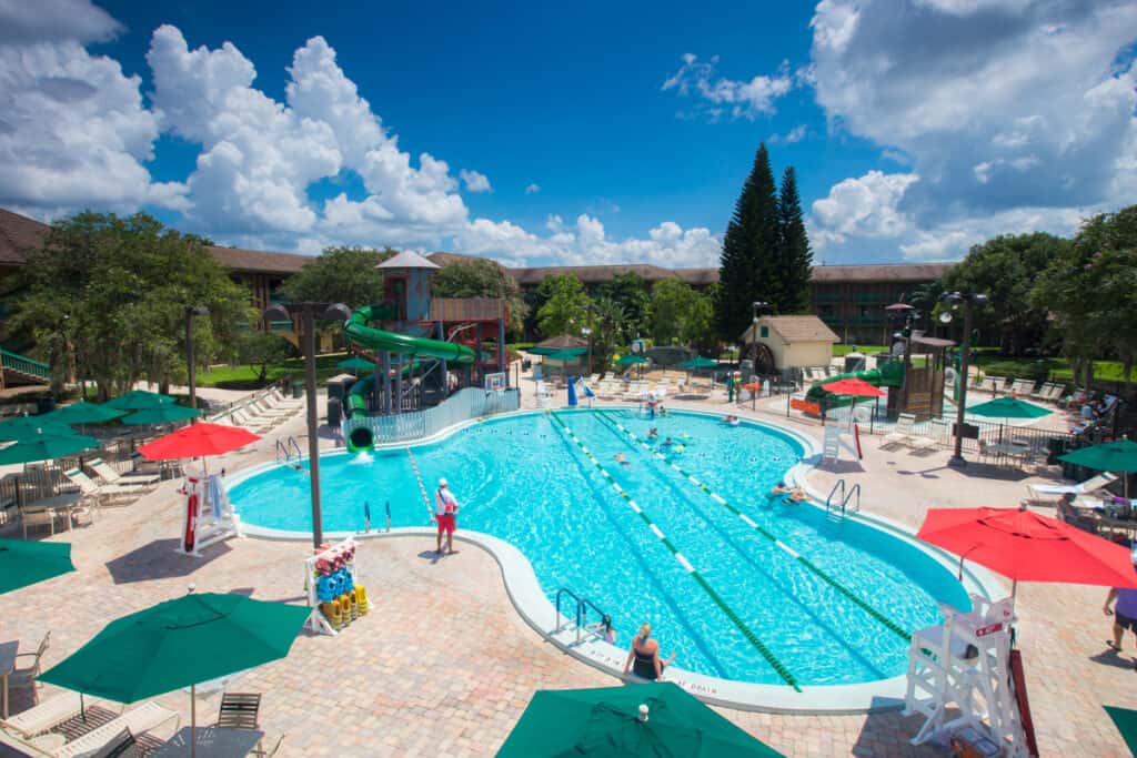 Shades of Green pool area