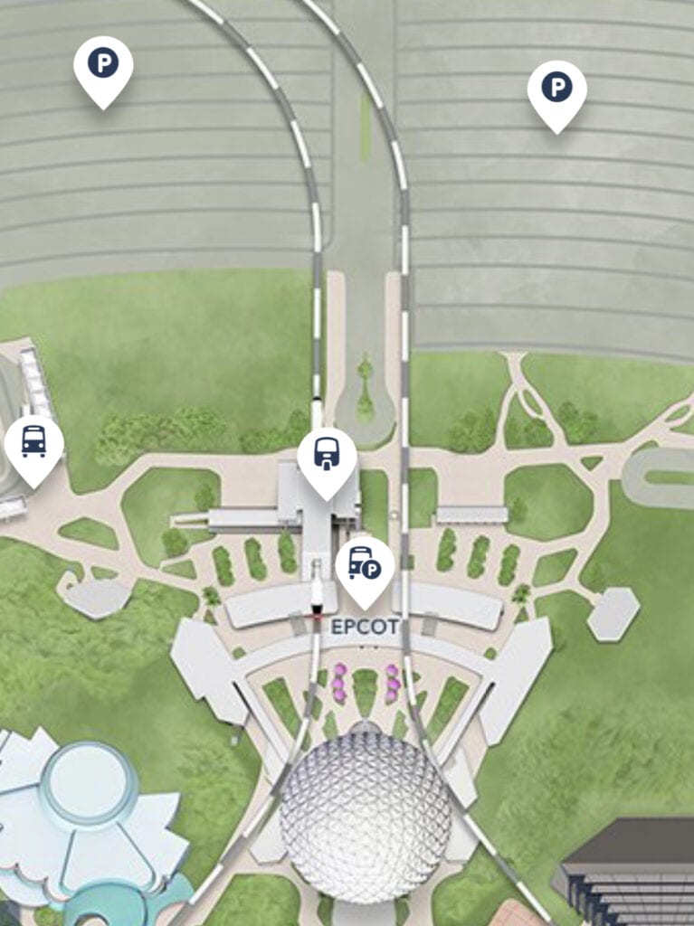 Epcot main gate map