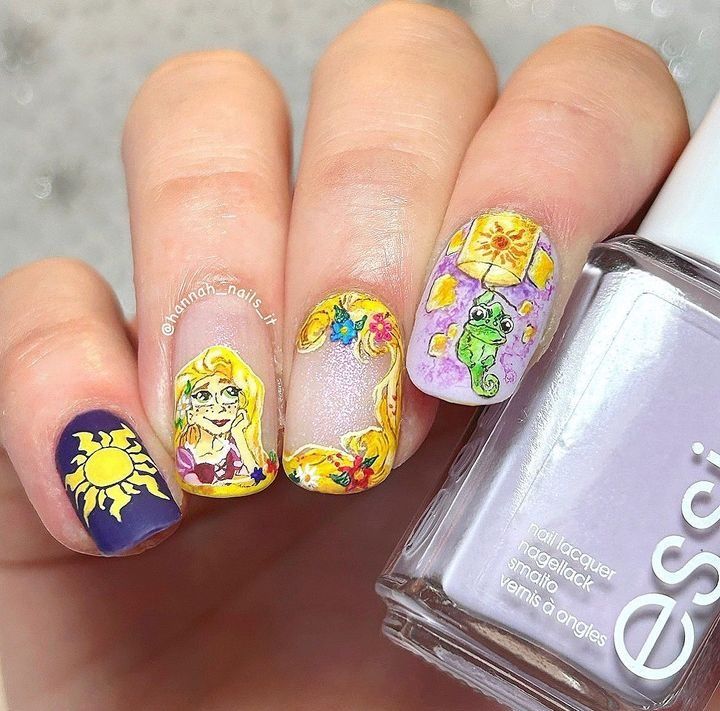 rapunzel nails