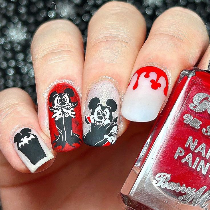 disney vampire nails