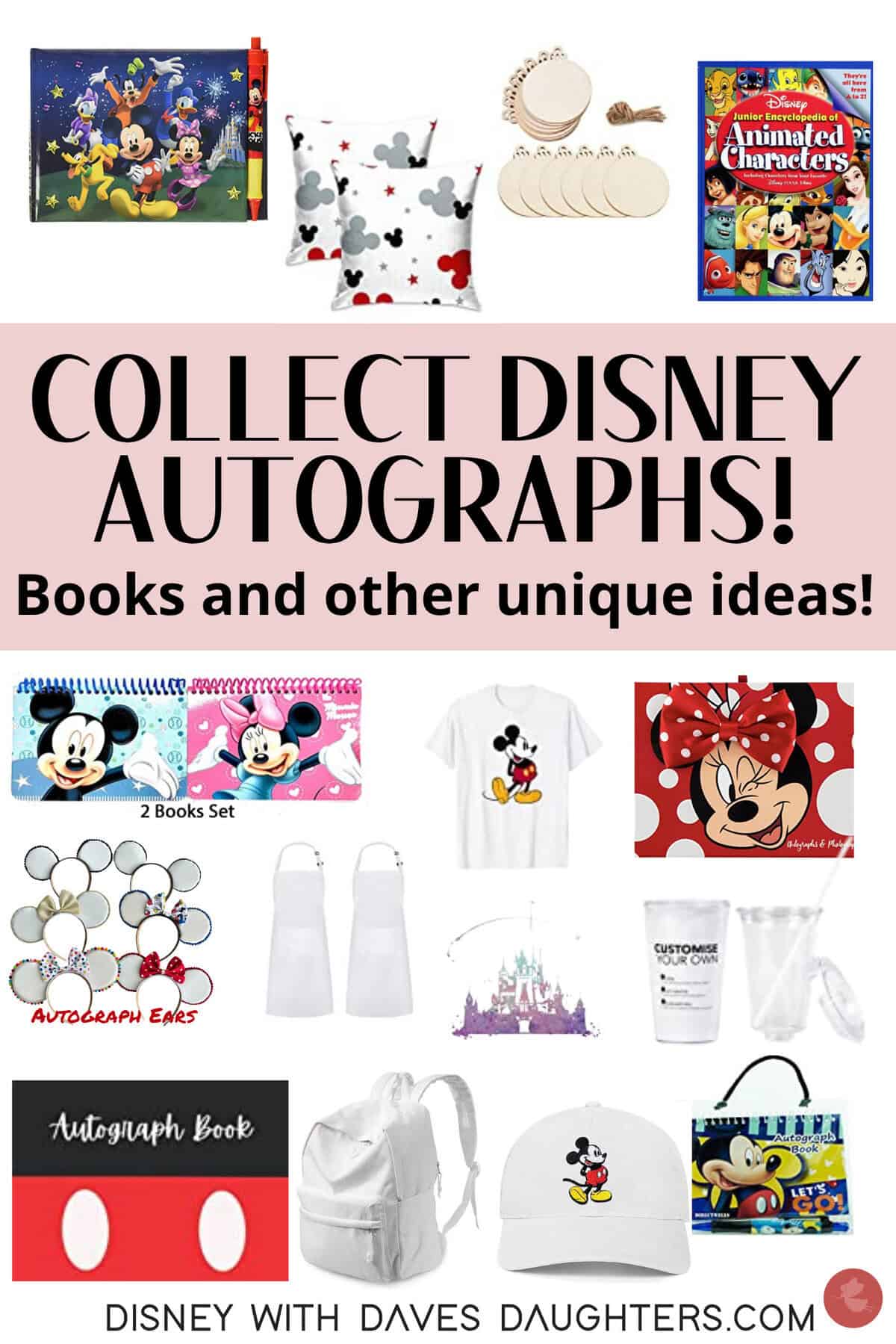 Disney autograph books and other ideas