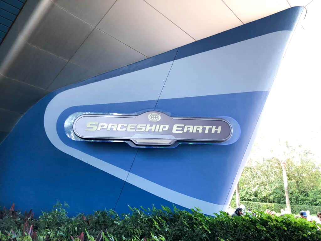 Spaceship Earth sign