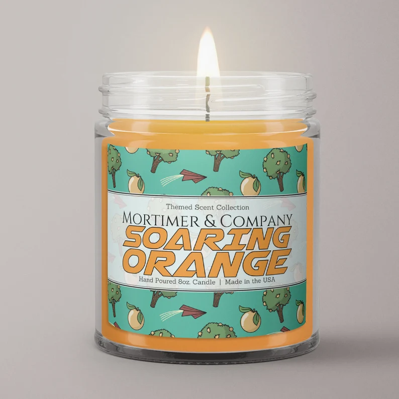 Soaring Orange Scented Candle Disney Candle Inspired