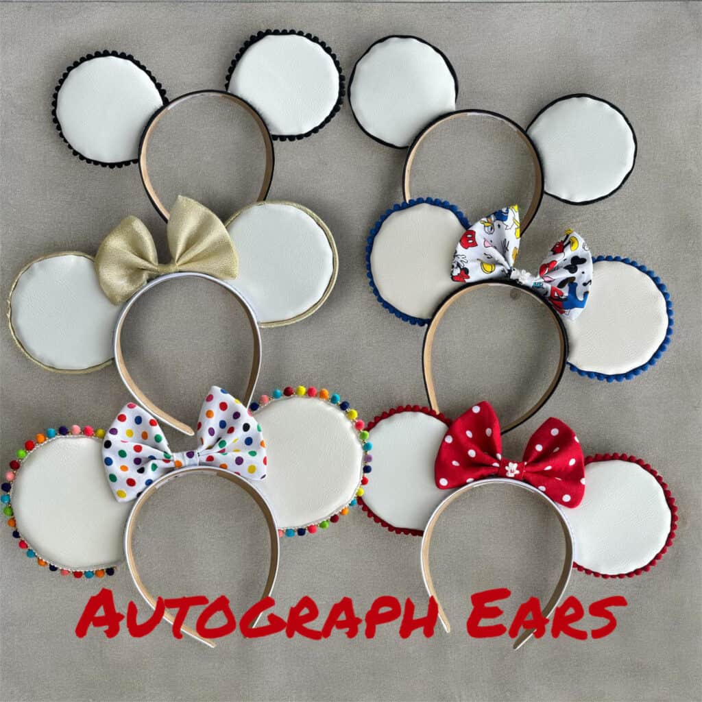 Disney autograph ears