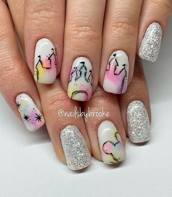 30 Unique Long Disney Nail Designs to Celebrate Your Inner Princess -  Uptown Girl