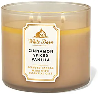Cinnamon spiced vanilla candle