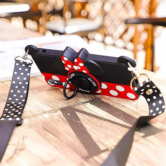 Minnie Mouse phone case lanyard