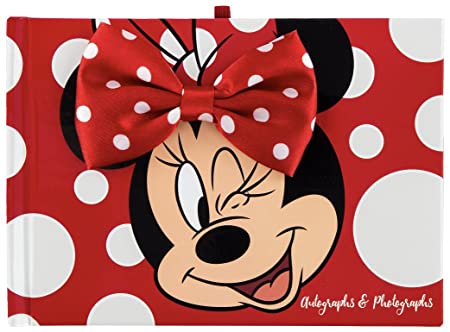 Minnie autograph book with bow
