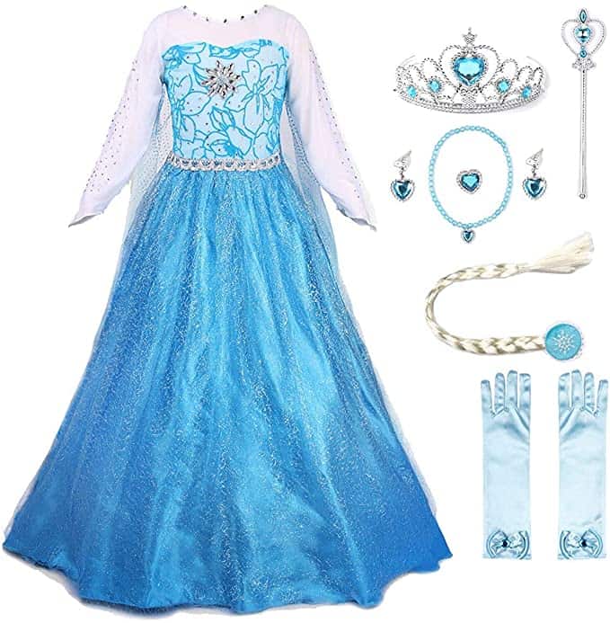 Frozen Queen Dress With Accessories