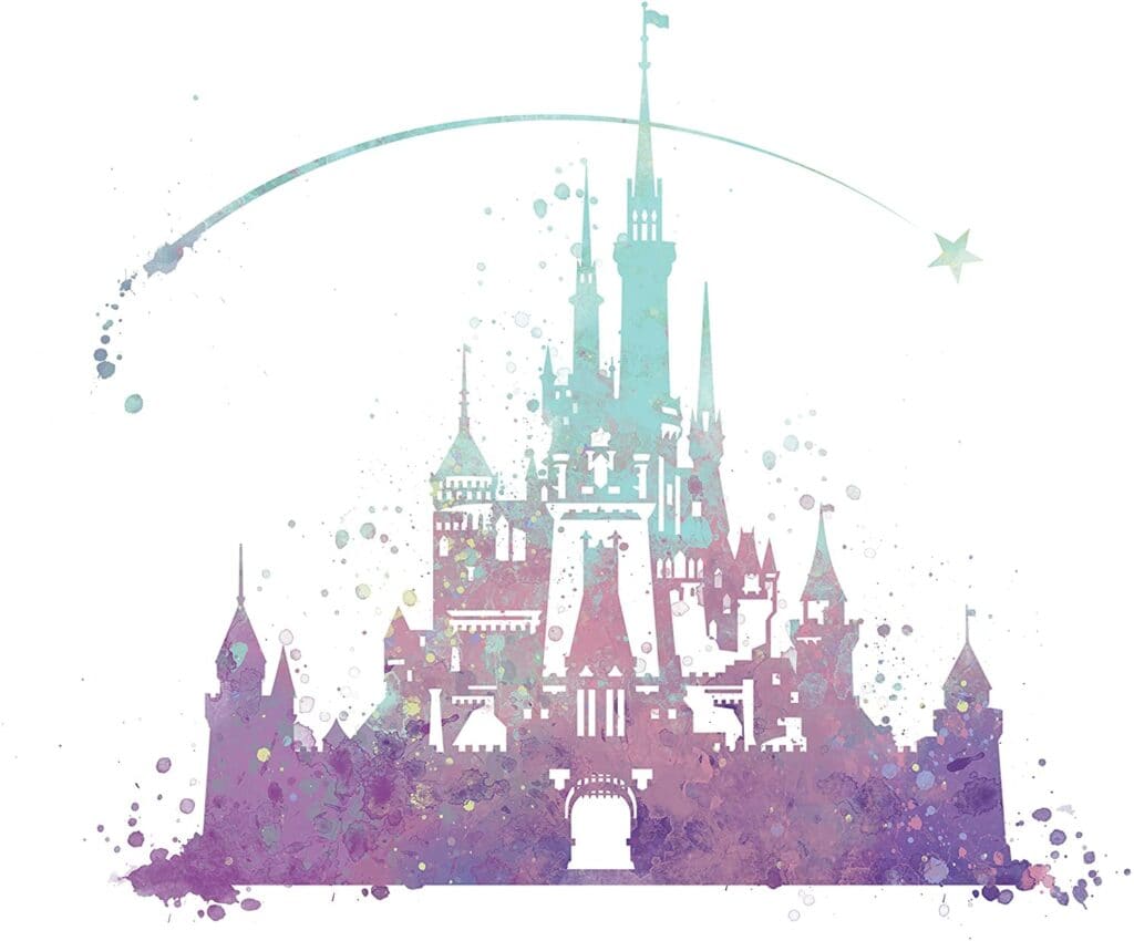 Cinderella castle print